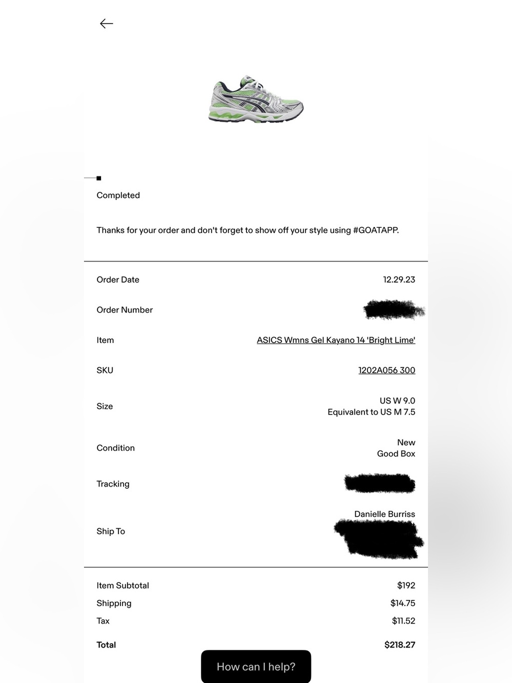 ASICS Gel Kayano 14 ‘Bright Lime’ - Picture 8 of 8